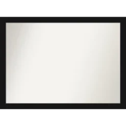 Amanti Art Avon Black Non-Beveled Bathroom Wall Mirror -Amanti Art Shop GUEST 004ad7e8 6a2b 4a55 8e70 28e4697f929c