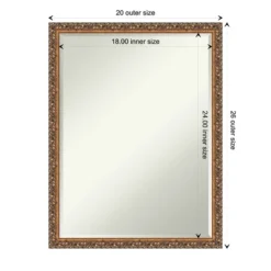Amanti Art Antique Bronze Petite Bevel Wood Bathroom Wall Mirror - 20 x 26 In. 12 Amanti Art Antique Bronze Petite Bevel Wood Bathroom Wall Mirror - 20 x 26 In. -Amanti Art Shop GUEST 009c004c 7d40 4611 99c6 d7ff3aed9ea7