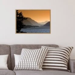Amanti Art 23" x 16" Columbia River Gorge Scenic View Framed Canvas Wall Art -Amanti Art Shop GUEST 010f01fa 0c68 4294 9172 0136189a0566