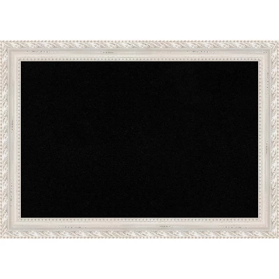 Amanti Art Opera 42x30 Custom Wood Framed Black Cork Bulletin Board - Off-White 12 Amanti Art Opera 42x30 Custom Wood Framed Black Cork Bulletin Board - Off-White - Image 10