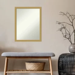 Amanti Art Grace Narrow Brushed Gold Bathroom Wall Mirror - 20" x 26" 14 Amanti Art Grace Narrow Brushed Gold Bathroom Wall Mirror - 20" x 26" -Amanti Art Shop GUEST 01dfa545 9986 4b09 b98d 812ffae3b1c2