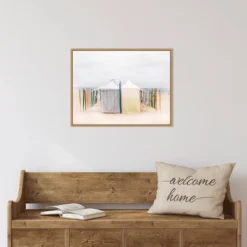 24" X 18" Seaside 5 By Carina Okula Framed Canvas Wall Art - Amanti Art -Amanti Art Shop GUEST 02acb239 0ec0 4706 9eb2 9b6d05b9973a