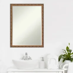 Amanti Art Antique Bronze Petite Bevel Wood Bathroom Wall Mirror - 20 x 26 In. 15 Amanti Art Antique Bronze Petite Bevel Wood Bathroom Wall Mirror - 20 x 26 In. -Amanti Art Shop GUEST 02b6f29d 87ef 4fe7 8836 e4306a2b9b6b
