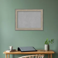 Amanti Art Fleur Champagne Silver Framed Magnetic Board - 33" x 25" -Amanti Art Shop GUEST 02d4691f f852 4cdf 9678 f9c2eb66c0d0