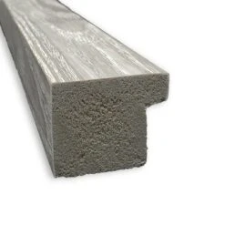 Amanti Art Dove Greywash Square Non-Beveled Bathroom Wall Mirror