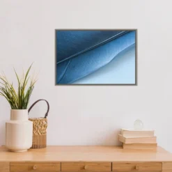 Amanti Art "Blue Feather I" by Jennifer Beavers - 23" x 16" Framed Canvas 11 Amanti Art "Blue Feather I" by Jennifer Beavers - 23" x 16" Framed Canvas -Amanti Art Shop GUEST 04cb0576 978d 43bb 86b5 6079a3ae9bd3