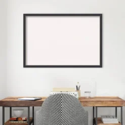 Amanti Art 38"x26" Stylish Wood Framed White Cork Board in Black -Amanti Art Shop GUEST 0544c244 5656 4995 ba4b e4bab9707fa0