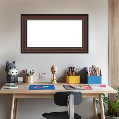 Amanti Art Harvard Walnut Framed Magnetic Dry Erase Board for Wall 8 Amanti Art Harvard Walnut Framed Magnetic Dry Erase Board for Wall - Image 6
