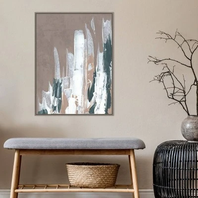 Amanti Art Shape of Form I by JL Design Framed Canvas Wall Art Gray Wash 8 Amanti Art Shape of Form I by JL Design Framed Canvas Wall Art Gray Wash - Image 6