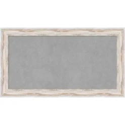 Amanti Art Alexandria White Wash Narrow Framed Magnetic Board, 27 x 15 In. -Amanti Art Shop GUEST 065687d6 1d65 4345 a140 21cff2823000