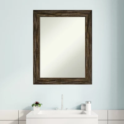 Amanti Art Fencepost Narrow Non-Beveled Wood Bathroom Wall Mirror 9 Amanti Art Fencepost Narrow Non-Beveled Wood Bathroom Wall Mirror - Image 7
