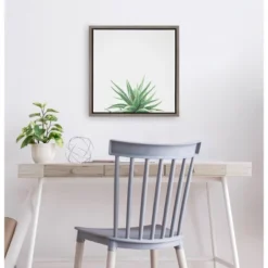 16" X 16" Succulent Simplicity I Neutral Framed Canvas Wall Art - Amanti Art -Amanti Art Shop GUEST 0707fa02 1a0f 4931 bd2f 2899d6dae562