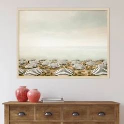 Amanti Art Seaside 4 Beach Framed Wall Art by Carina Okula - 42" x 31" -Amanti Art Shop GUEST 070c4a6f 3c89 4bff 9a66 ccf9a4f264b8