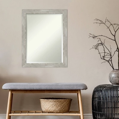 Amanti Art Dove Graywash Narrow Framed Wall Mirror, 22" x 28" 5 Amanti Art Dove Graywash Narrow Framed Wall Mirror, 22" x 28" - Image 3