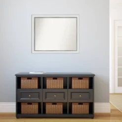 Amanti Art 31" x 25" Eva White Silver Narrow Non-Beveled Wall Mirror 13 Amanti Art 31" x 25" Eva White Silver Narrow Non-Beveled Wall Mirror -Amanti Art Shop GUEST 07f0b5b6 3bea 4386 92a2 7a5c149c51f9