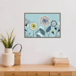 23" X 16" Scandi Florals I By Isabelle Z Framed Canvas Wall Art - Amanti Art -Amanti Art Shop GUEST 080e4fb5 6e48 4644 85a1 b769cdd645ce