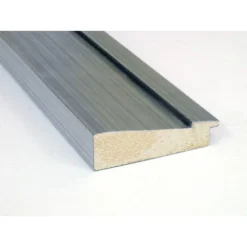 Amanti Art Romano Silver Handcrafted Wood Bathroom Wall Mirror (35" x 29")