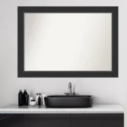 Amanti Art Corvino Black Wood Framed Bathroom Wall Mirror - 41" x 29" 15 Amanti Art Corvino Black Wood Framed Bathroom Wall Mirror - 41" x 29" -Amanti Art Shop GUEST 085cc681 94e4 472e beb6 e614a5ac98ca