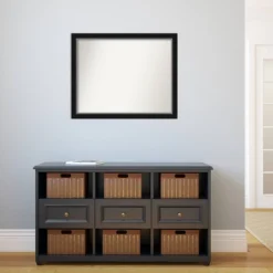 Amanti Art Eva Black Silver Narrow Wall Mirror - 31" x 25" -Amanti Art Shop GUEST 08d0f634 f8fb 4693 a298 e034f4ff3819