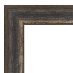 Amanti Art Alta Rustic Char 33" x 27" Non-Beveled Wall Mirror -Amanti Art Shop GUEST 09f9a548 8a18 4ca4 93d2 a13f84fa82df 2