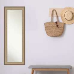 Amanti Art Elegant Brushed Bronze Full Length On-The-Door Mirror - 19" x 53" -Amanti Art Shop GUEST 0a8ec8d2 b2c3 488f a5d8 c90f64f9d300