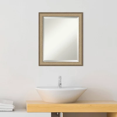 Amanti Art Elegant Brushed Framed Bathroom Vanity Wall Mirror 8 Amanti Art Elegant Brushed Framed Bathroom Vanity Wall Mirror - Image 6