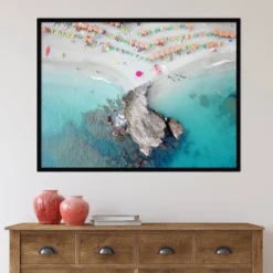Amanti Art Oyster Rock by Rachel Dowd Framed Wall Art Print - 41" x 31" Black -Amanti Art Shop GUEST 0c35754c f219 404d b474 2fb5aebca91d
