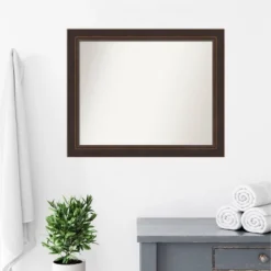Amanti Art Lara Bronze Wood Wall Mirror - 33" x 27" Non-Beveled 16 Amanti Art Lara Bronze Wood Wall Mirror - 33" x 27" Non-Beveled -Amanti Art Shop GUEST 0d38814d ad1f 4195 a5c9 c9af23407e91