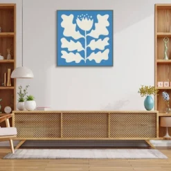 30" X 30" Delighted Floral I Blue By Moira Hershey Framed Canvas Wall Art Print - Amanti Art 12 30" X 30" Delighted Floral I Blue By Moira Hershey Framed Canvas Wall Art Print - Amanti Art -Amanti Art Shop GUEST 0d54d17f cb23 40e2 bc3e dba4cd1a0107