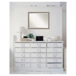 Amanti Art Bel Volto Silver Beveled Framed Wall Mirror, 31" x 25" 14 Amanti Art Bel Volto Silver Beveled Framed Wall Mirror, 31" x 25" -Amanti Art Shop GUEST 0dbaabc2 6968 492b b124 56c70e3ea8bb