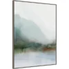 Amanti Art Sapphire Lake I by Ian C Framed Canvas Wall Art - 32" x 42" -Amanti Art Shop GUEST 0e961aad 79c1 43c5 8243 a7dd25563416