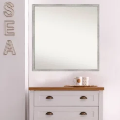 Amanti Art Shiplap White Narrow Wood Wall Mirror (27" x 27") 16 Amanti Art Shiplap White Narrow Wood Wall Mirror (27" x 27") -Amanti Art Shop GUEST 0eefe7a7 6ba9 4225 b547 99016baf3b2a