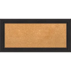 Amanti Art Shipwreck Narrow Framed Corkboard, Distressed Black Finish -Amanti Art Shop GUEST 0efa7568 291d 4cd1 b8b3 9c0a1db4c9dd
