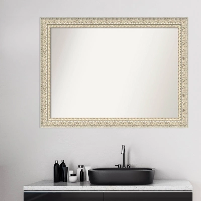 Amanti Art Fair Baroque Cream Ornate Wood Bathroom Wall Mirror 9 Amanti Art Fair Baroque Cream Ornate Wood Bathroom Wall Mirror - Image 7