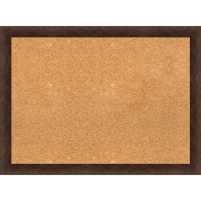31"x23" Narrow Wood Frame Cork Board Warm Walnut - Amanti Art: Wall Mount, Bulletin Display 12 31"x23" Narrow Wood Frame Cork Board Warm Walnut - Amanti Art: Wall Mount, Bulletin Display - Image 10