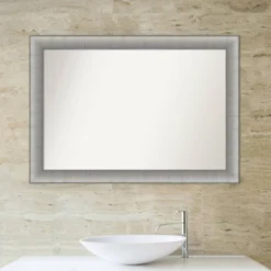 Amanti Art Elegant Brushed Pewter Bathroom Wall Mirror - 41" x 29" 14 Amanti Art Elegant Brushed Pewter Bathroom Wall Mirror - 41" x 29" -Amanti Art Shop GUEST 124b341d 02e0 4ba0 a094 7117768ecb61
