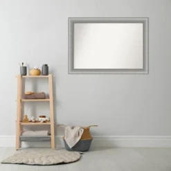 Amanti Art Elegant Brushed Pewter Bathroom Wall Mirror - 41" x 29" 16 Amanti Art Elegant Brushed Pewter Bathroom Wall Mirror - 41" x 29" -Amanti Art Shop GUEST 138408fa edd1 4fcb 8c67 7e5288647a73
