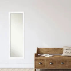 Amanti Art Cabinet White Narrow Full Length On The Door Mirror - 17x51 -Amanti Art Shop GUEST 13dc67ac 5af4 43e7 94e6 937ddfb7fbe8