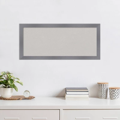 Amanti Art Edwin Wood Frame Gray Cork Board - 32" x 14" Professional Bulletin Board 9 Amanti Art Edwin Wood Frame Gray Cork Board - 32" x 14" Professional Bulletin Board - Image 7