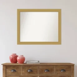 Amanti Art Grace Brushed Gold Custom Framed Bathroom Wall Mirror - 32" x 26" 14 Amanti Art Grace Brushed Gold Custom Framed Bathroom Wall Mirror - 32" x 26" -Amanti Art Shop GUEST 14a633cc 2841 4257 a96d 64bd7b850fb8