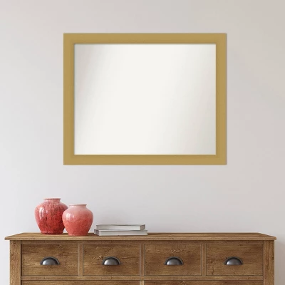 Amanti Art Grace Brushed Gold Custom Framed Bathroom Wall Mirror - 32" x 26" 7 Amanti Art Grace Brushed Gold Custom Framed Bathroom Wall Mirror - 32" x 26" - Image 5