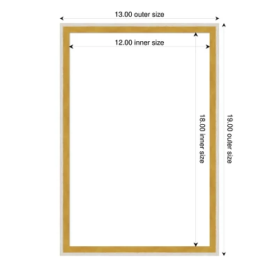 Amanti Art Paige White Gold Framed Magnetic Dry Erase Board 6 Amanti Art Paige White Gold Framed Magnetic Dry Erase Board - Image 4