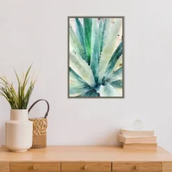 Amanti Art Rustic Succulent II Framed Canvas Wall Art by Irena Orlov - 16" x 23" -Amanti Art Shop GUEST 168111c8 6c8b 4faa aede c3724d5dceb1