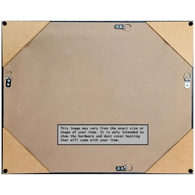 Amanti Art Yale Walnut Framed Non-Beveled Wall Mirror 9 Amanti Art Yale Walnut Framed Non-Beveled Wall Mirror - Image 7