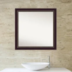 Amanti Art Signore Bronze 30" x 30" Wood Framed Bathroom Wall Mirror 13 Amanti Art Signore Bronze 30" x 30" Wood Framed Bathroom Wall Mirror -Amanti Art Shop GUEST 1808f0a1 c1ce 43bb 82b4 9142d3cdcdb4