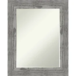 Amanti Art Bridge Petite Bevel Distressed Wood Bathroom Wall Mirror -Amanti Art Shop GUEST 181b2819 a93f 4b41 b0ac ce0ef09376f5