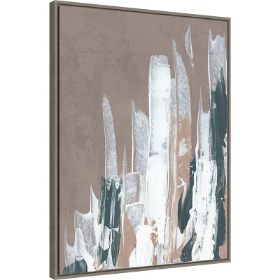 Amanti Art Shape of Form I by JL Design Framed Canvas Wall Art Gray Wash 3 Amanti Art Shape of Form I by JL Design Framed Canvas Wall Art Gray Wash