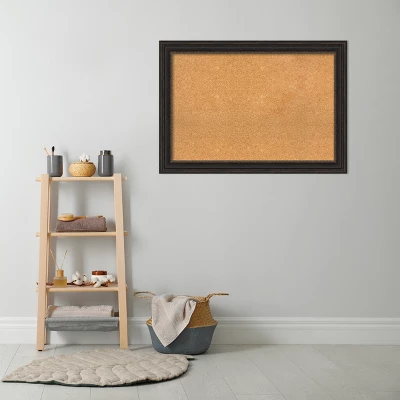 Amanti Art Accent Bronze Framed Natural Cork Bulletin Board 9 Amanti Art Accent Bronze Framed Natural Cork Bulletin Board - Image 7