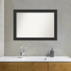 Amanti Art Corvino Black Wood Framed Bathroom Wall Mirror - 41" x 29" 17 Amanti Art Corvino Black Wood Framed Bathroom Wall Mirror - 41" x 29" -Amanti Art Shop GUEST 19e31a04 74d8 45d5 8f7f 41037ff9b446