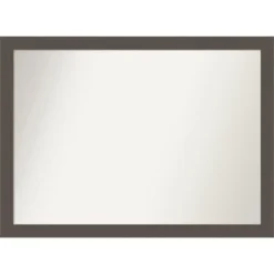 Brushed Non-Beveled Bathroom Wall Mirror -Amanti Art Shop GUEST 1a236546 39a6 4316 b99e 210d5f312cf0